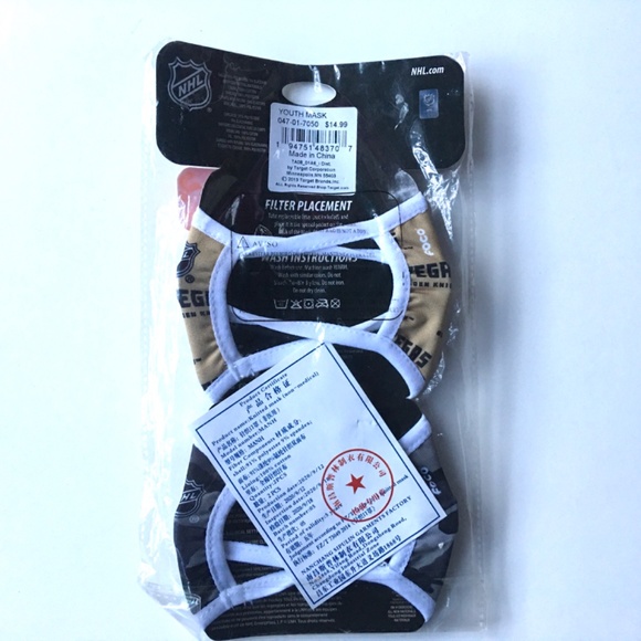 NHL VEGAS GOLDEN KNIGHTS FACE MASKS - Picture 6 of 10